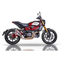 QD Exhaust Twin GUNSHOT Exhaust for the Indian FTR 1200 (Flat Track Racer) (18-20 Euro 4 only) QD Exhaust Twin GUNSHOT Exhaust for the Indian FTR 1200 (Flat Track Racer) (18-20 Euro 4 only)